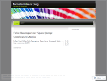 Tablet Screenshot of monstermike.wordpress.com
