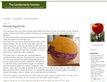 Tablet Screenshot of gentlemanlytomato.wordpress.com