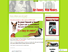 Tablet Screenshot of befunnywinmoney.wordpress.com