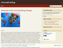 Tablet Screenshot of innovativedog.wordpress.com