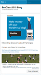 Mobile Screenshot of ecoclass2010.wordpress.com