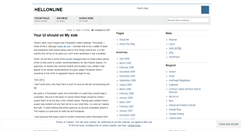 Desktop Screenshot of hellonline.wordpress.com