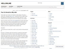 Tablet Screenshot of hellonline.wordpress.com