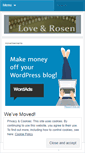Mobile Screenshot of loveandrosen.wordpress.com