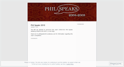 Desktop Screenshot of philspeaks324.wordpress.com