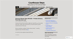 Desktop Screenshot of courthousesteps.wordpress.com