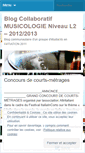 Mobile Screenshot of musicologieparis8jcn.wordpress.com