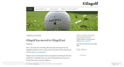 Desktop Screenshot of gilagolf.wordpress.com