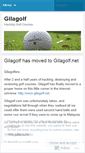 Mobile Screenshot of gilagolf.wordpress.com
