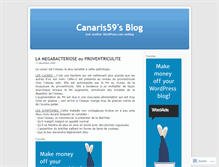 Tablet Screenshot of canaris59.wordpress.com