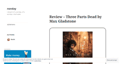 Desktop Screenshot of nonday.wordpress.com