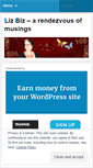Mobile Screenshot of lizbiz.wordpress.com