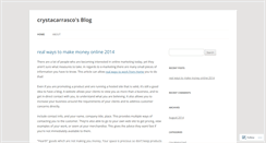 Desktop Screenshot of crystacarrasco.wordpress.com