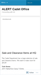 Mobile Screenshot of alertcadetoffice.wordpress.com