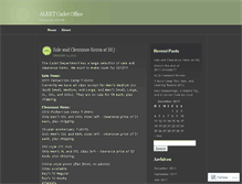 Tablet Screenshot of alertcadetoffice.wordpress.com