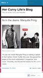 Mobile Screenshot of hercurvylife.wordpress.com