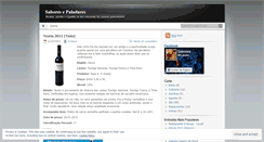 Desktop Screenshot of paladares.wordpress.com
