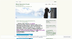 Desktop Screenshot of misscreativeclass.wordpress.com