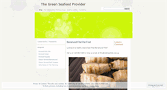 Desktop Screenshot of greenseafood.wordpress.com