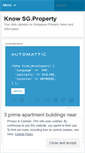 Mobile Screenshot of knowsgproperty.wordpress.com