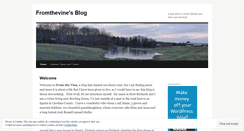 Desktop Screenshot of fromthevine.wordpress.com