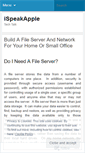 Mobile Screenshot of ispeakapple.wordpress.com