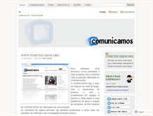 Tablet Screenshot of comunicamos.wordpress.com