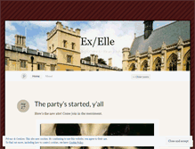 Tablet Screenshot of exeterelle.wordpress.com