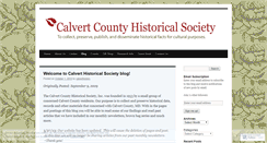 Desktop Screenshot of calverthistory.wordpress.com