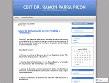 Tablet Screenshot of cbitramonparra.wordpress.com