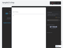 Tablet Screenshot of ajengfat32.wordpress.com