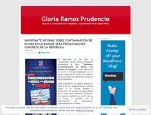 Tablet Screenshot of gloriaramosprudencio.wordpress.com