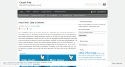 Desktop Screenshot of carpetarea.wordpress.com