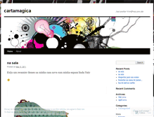 Tablet Screenshot of cartamagica.wordpress.com