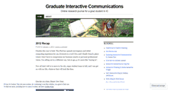 Desktop Screenshot of gradic.wordpress.com