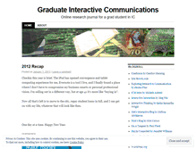 Tablet Screenshot of gradic.wordpress.com