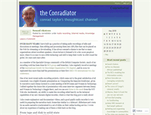 Tablet Screenshot of conradiator.wordpress.com
