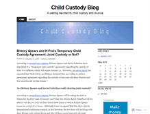 Tablet Screenshot of childcustody.wordpress.com