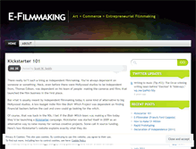 Tablet Screenshot of efilmmaking.wordpress.com