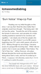 Mobile Screenshot of lcmassmediablog.wordpress.com