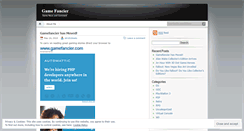 Desktop Screenshot of gamefancier.wordpress.com