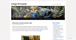 Desktop Screenshot of colegioprincipado.wordpress.com