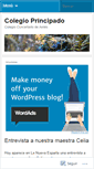 Mobile Screenshot of colegioprincipado.wordpress.com