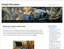 Tablet Screenshot of colegioprincipado.wordpress.com