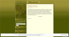 Desktop Screenshot of dreamlite.wordpress.com