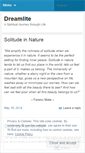 Mobile Screenshot of dreamlite.wordpress.com