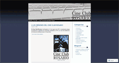 Desktop Screenshot of cineclubrosario.wordpress.com