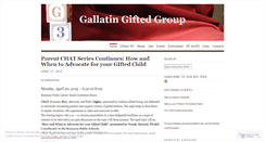 Desktop Screenshot of gallatingifted.wordpress.com