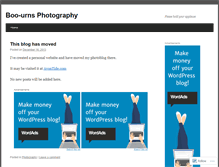 Tablet Screenshot of boournsphoto.wordpress.com