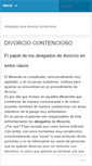 Mobile Screenshot of divorciocontencioso.wordpress.com